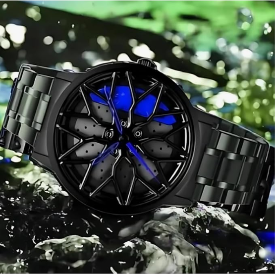 Men's Sports Watch with Racing Rim Design - 2