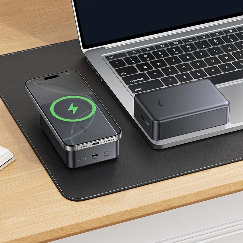 Hoco J160B PD20W 20000mAh Magnetic Power Bank – Best Wireless Power Bank - 7