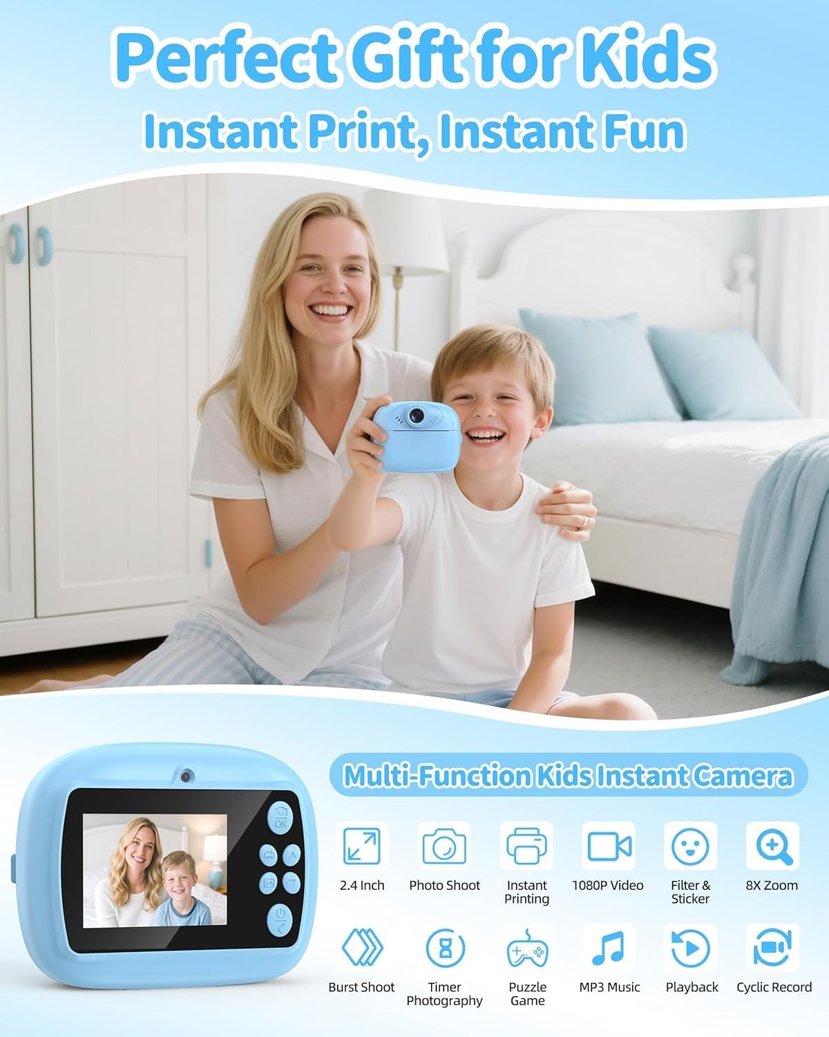 DIY Instant Digital Camera – Kids Camera - 5