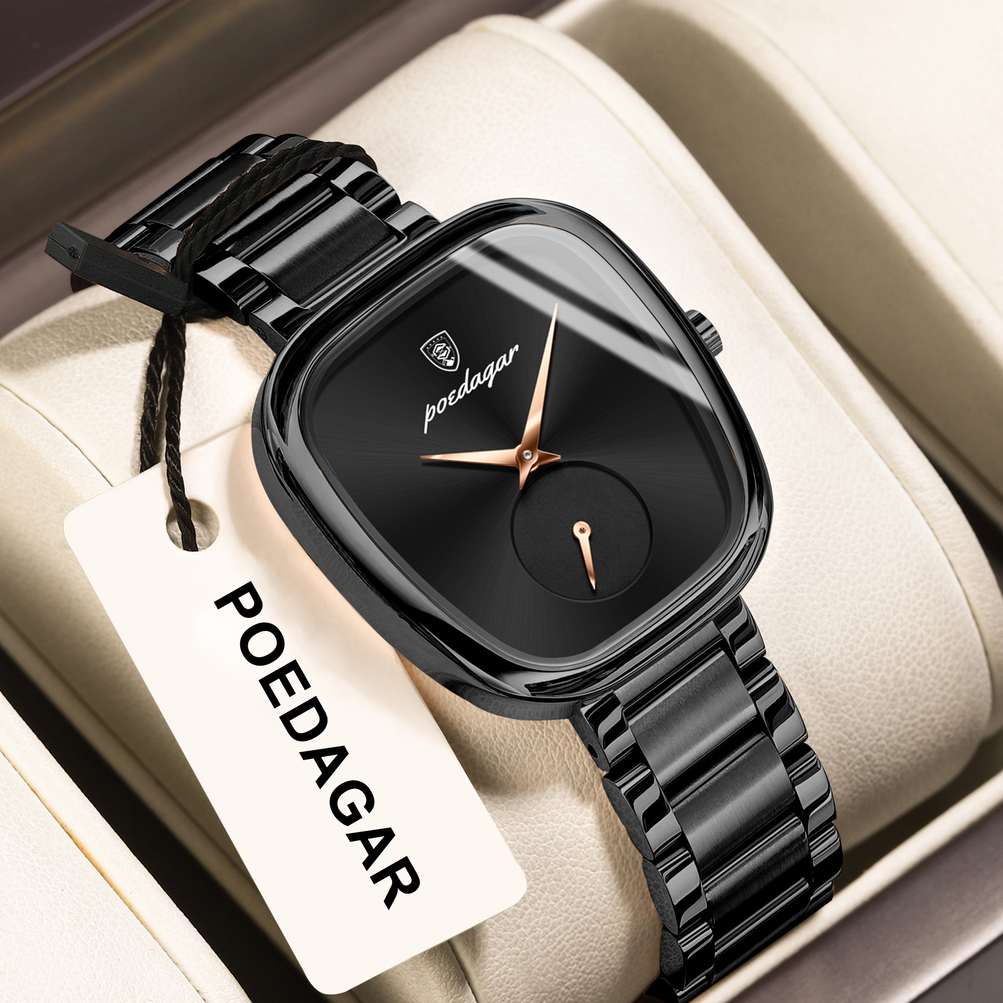 POEDAGAR Luxury Watch for Woman Waterproof Stainless Steel Women's Quartz Watches Simple High Quality Ladies Wristwatch - 2