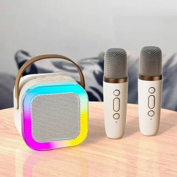 K12 Portable Karaoke Bluetooth Speaker With Microphone-