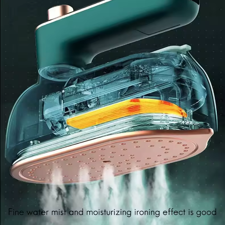 Mini Steam Iron Handheld Wet and Dry Double Hot Steam Generator Portable Garment Steamer Home Travelling - 3