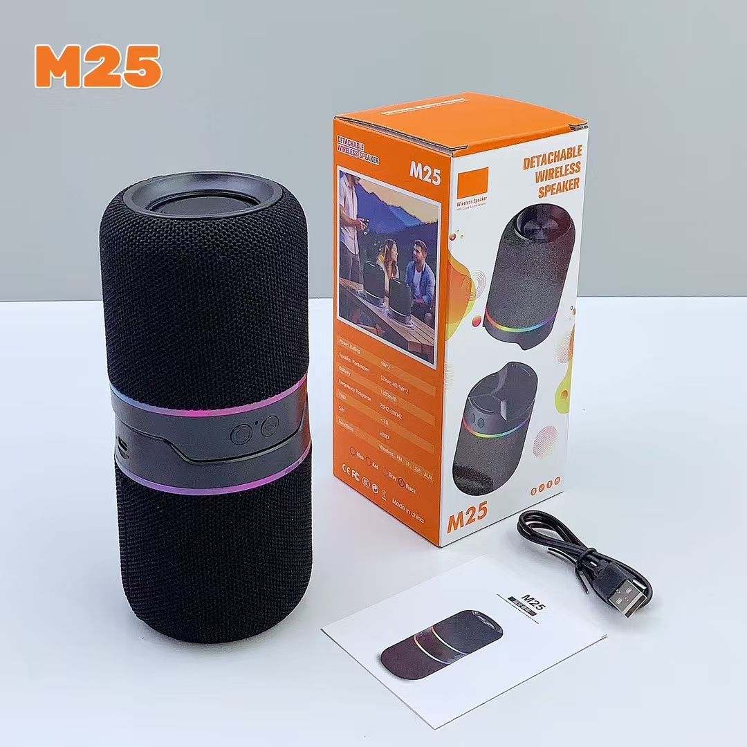 NEW M25 Outdoor Wireless DJ Two-in-one Split Speakers (10W, Bluetooth, LED) - 5