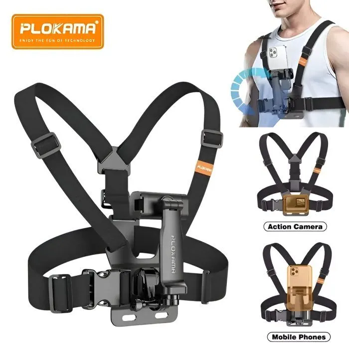 Plokama CX10 Chest Strap Phone Mount Holder