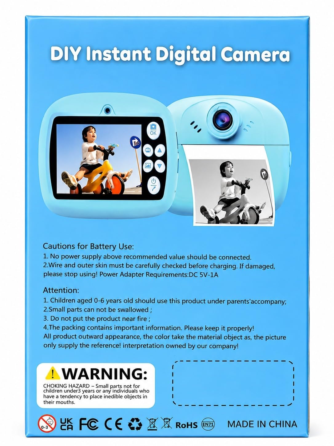 DIY Instant Digital Camera – Kids Camera - 4