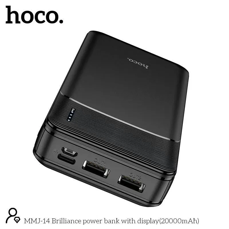 Hoco MMJ14 20000mAh Dual Output Power Bank - 5