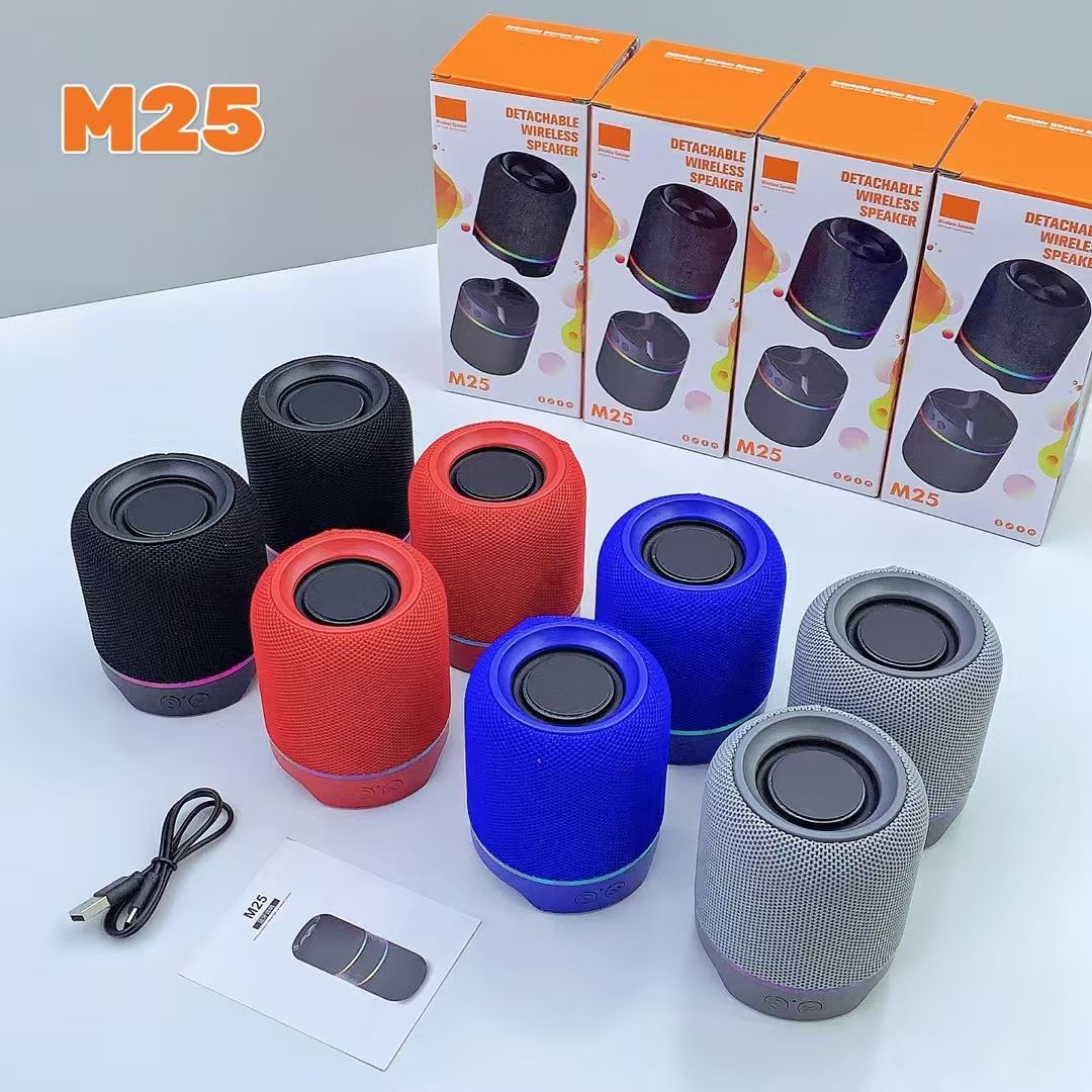 NEW M25 Outdoor Wireless DJ Two-in-one Split Speakers (10W, Bluetooth, LED) - 6